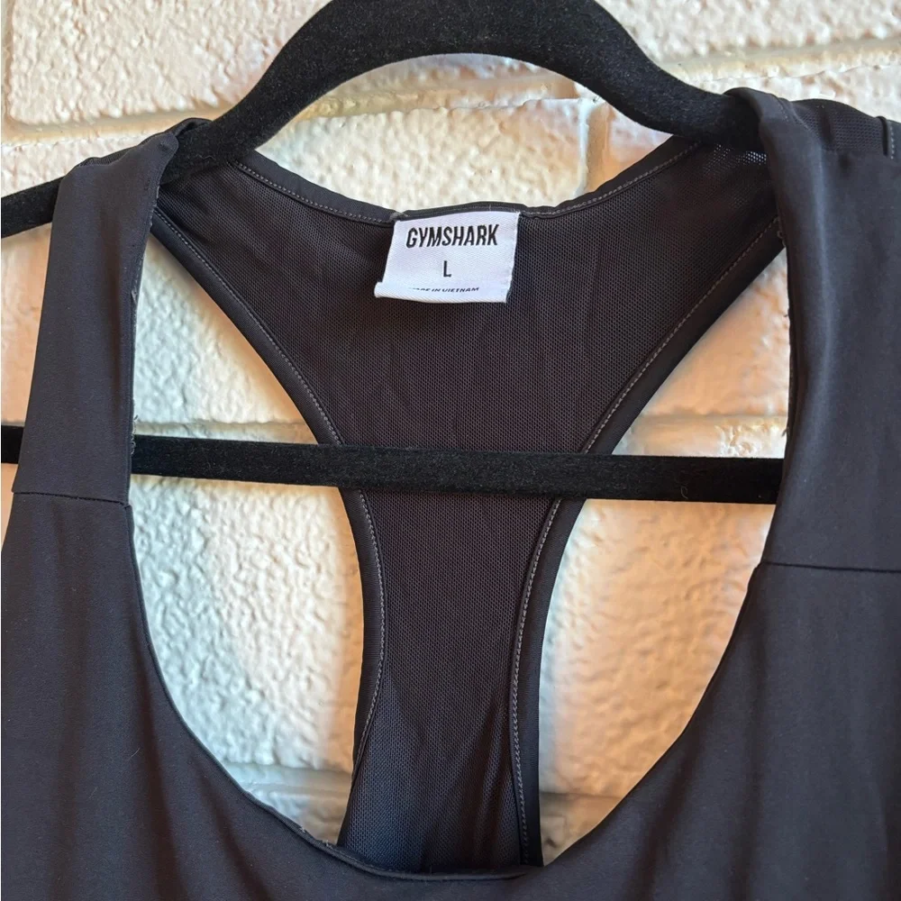 Gymshark Charcoal Racerback Tank - Picture 2 of 4